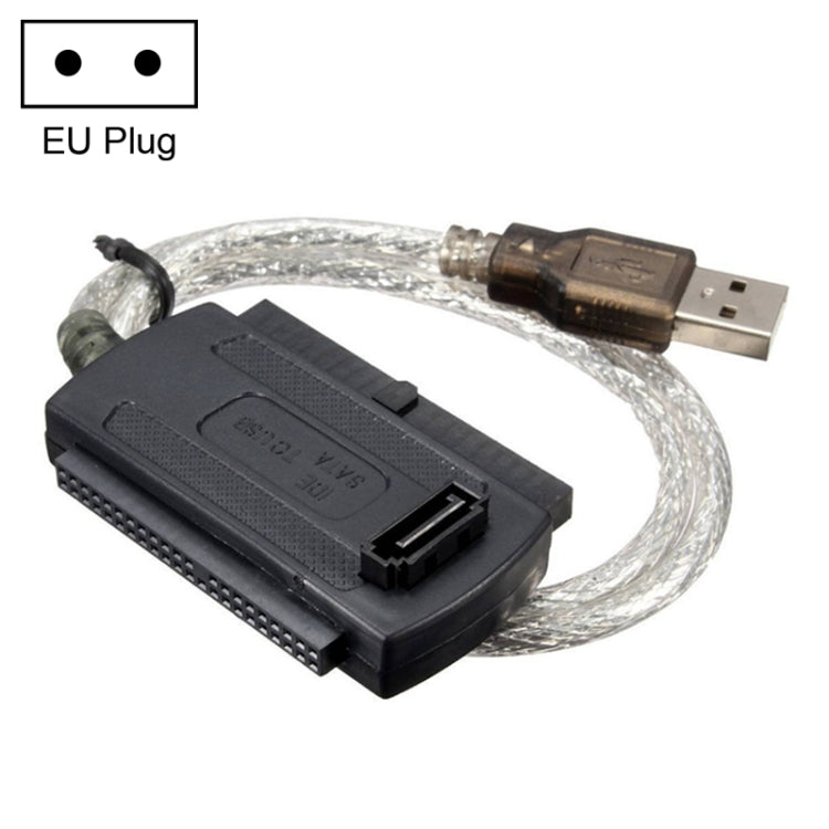 Cavo USB 2.0 a IDE e SATA Lunghezza cavo: circa 55 cm, USB 2.0 to IDE & SATA (EU Plug), USB 2.0 to IDE & SATA (UK Plug)