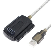 Cavo USB 2.0 a IDE e SATA Lunghezza cavo: circa 55 cm, USB 2.0 to IDE & SATA (EU Plug), USB 2.0 to IDE & SATA (UK Plug)