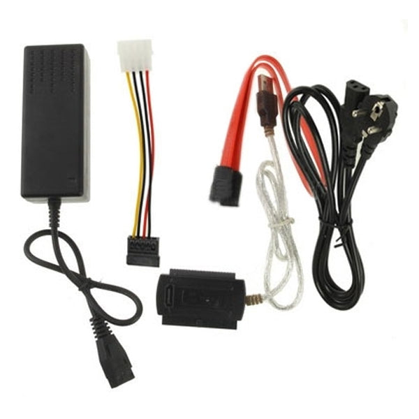Cavo USB 2.0 a IDE e SATA Lunghezza cavo: circa 55 cm, USB 2.0 to IDE & SATA (EU Plug), USB 2.0 to IDE & SATA (UK Plug)