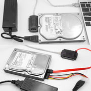 Cavo USB 2.0 a IDE e SATA Lunghezza cavo: circa 55 cm, USB 2.0 to IDE & SATA (EU Plug), USB 2.0 to IDE & SATA (UK Plug)
