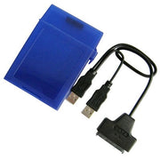 Convertitore HDD da USB 2.0 a Serial ATA e serbatoio per HDD da 2,5 pollici, Blue