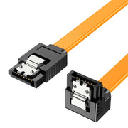 Cavo dati seriale SATA, con clip in metallo, lunghezza: 40 cm, Orange