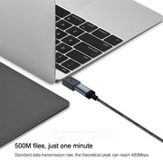 Adattatore USB 2.0 AM a Micro USB femmina, USB 2.0 AM
