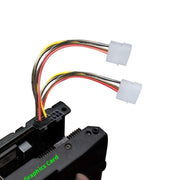 Cavo di alimentazione da 6 pin maschio a 2 x 4 pin femmina, lunghezza: 17,5 cm, 6 Pin Male to Dual 4 Pin Female