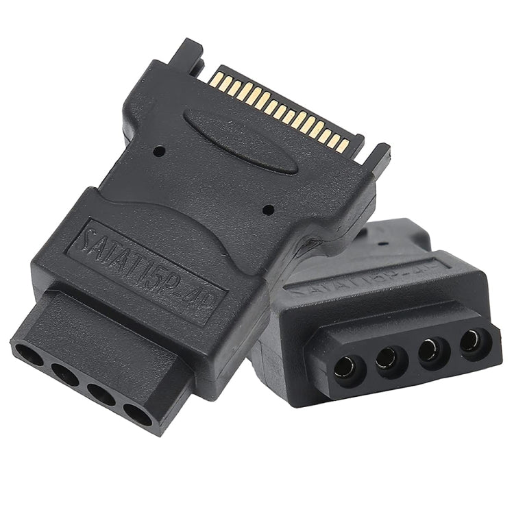 Adattatore SATA da 15 pin maschio a 4 pin femmina, SATA 15 Pin Male to 4 Pin