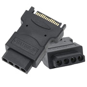 Adattatore SATA da 15 pin maschio a 4 pin femmina, SATA 15 Pin Male to 4 Pin
