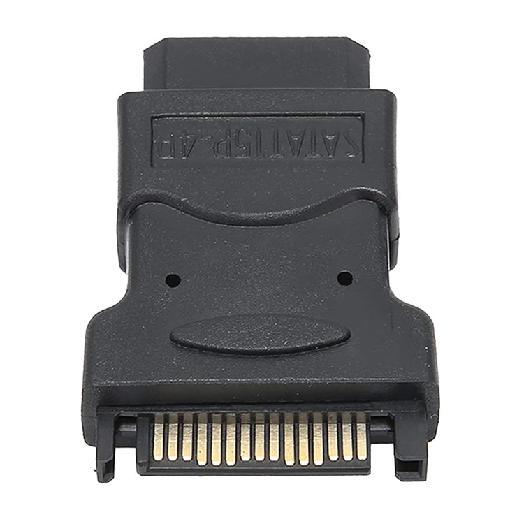Adattatore SATA da 15 pin maschio a 4 pin femmina, SATA 15 Pin Male to 4 Pin