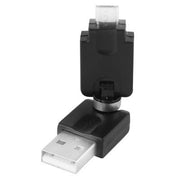 Adattatore USB 2.0 AM a Micro USB girevole a 360 gradi per Galaxy S IV / i9500 / S III / i9300 /Note II / N7100 / i9220 / i9100 / i9082 / Nokia / LG / BlackBerry / HTC One X /Amazon Kindle / Sony Xperia ecc., USB 2.0 AM