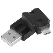 Adattatore USB 2.0 AM a Micro USB girevole a 360 gradi per Galaxy S IV / i9500 / S III / i9300 /Note II / N7100 / i9220 / i9100 / i9082 / Nokia / LG / BlackBerry / HTC One X /Amazon Kindle / Sony Xperia ecc., USB 2.0 AM