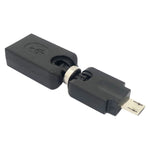 Adattatore girevole da 360 gradi da USB 2.0 AM a Mini USB, USB 2.0 AM