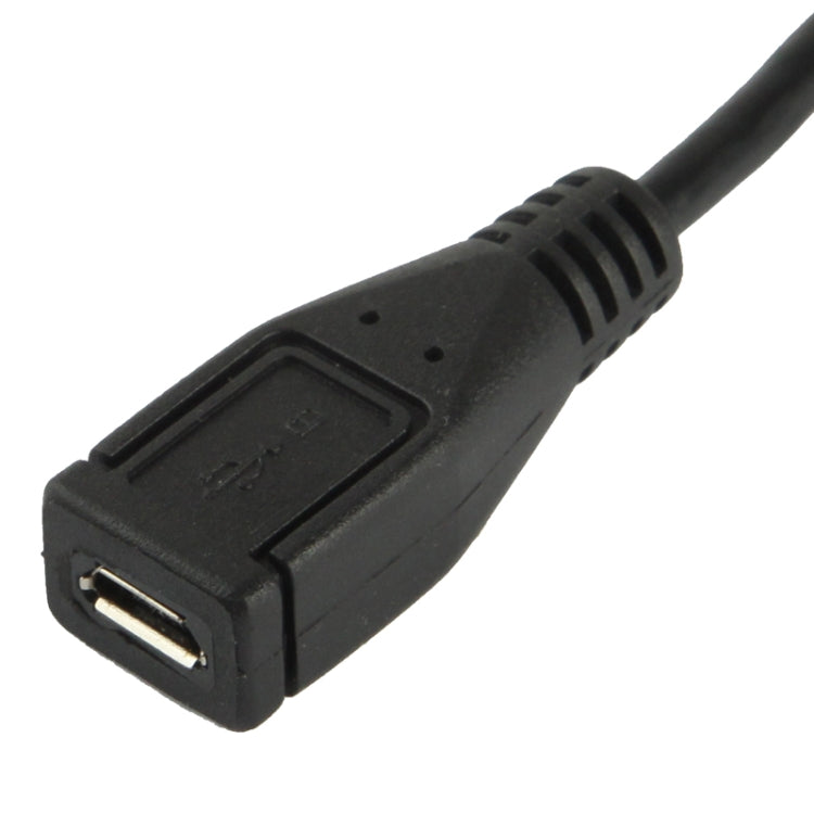 Cavo adattatore da micro USB maschio a micro USB femmina da 90 gradi, lunghezza: 25 cm