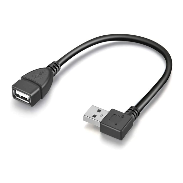 Cavo adattatore USB 2.0 AM ad AF da 90 gradi, lunghezza: 25 cm