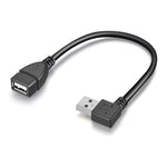 Cavo adattatore USB 2.0 AM ad AF da 90 gradi, lunghezza: 25 cm