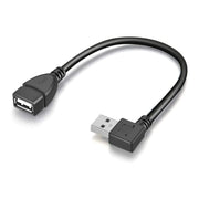 Cavo adattatore USB 2.0 AM ad AF da 90 gradi, lunghezza: 25 cm
