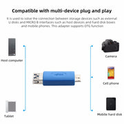 Adattatore Super Speed USB 3.0 AF a USB 3.0 Micro-B maschio, AF to Micro BM