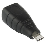 Adattatore Micro USB maschio a USB BF, USB B Female