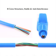 Cavo di rete Cat5e, lunghezza: 5 m, 5m Blue