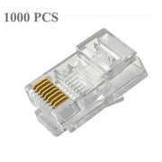 Spina modulare con connettore RJ45 da 1000 PC, qualità normale, 1000 PCS