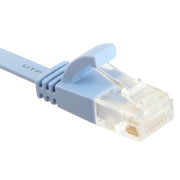 Cavo LAN di rete Ethernet piatto ultrasottile da 1 m, CAT6, Length: 1m (Baby Blue)