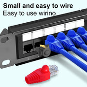 Copricavo per cavi di rete per RJ45, verde (500 pezzi in una confezione, il prezzo è per 500 pezzi), 500 Pcs Grey, 500 Pcs Black, 500 Pcs Red, 500 Pcs Blue, 500 Pcs White, 500 Pcs Yellow, 500 Pcs Green