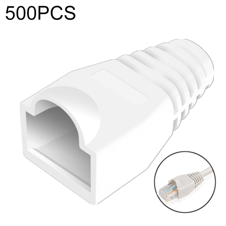 Copricavo per cavi di rete per RJ45, verde (500 pezzi in una confezione, il prezzo è per 500 pezzi), 500 Pcs Grey, 500 Pcs Black, 500 Pcs Red, 500 Pcs Blue, 500 Pcs White, 500 Pcs Yellow, 500 Pcs Green