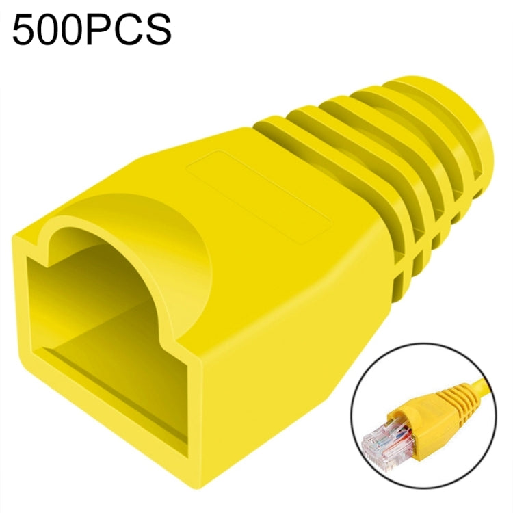 Copricavo per cavi di rete per RJ45, verde (500 pezzi in una confezione, il prezzo è per 500 pezzi), 500 Pcs Grey, 500 Pcs Black, 500 Pcs Red, 500 Pcs Blue, 500 Pcs White, 500 Pcs Yellow, 500 Pcs Green