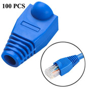 Copricavo per cavi di rete per RJ45, nero (100 pezzi in una confezione, il prezzo è per 100 pezzi), 100 Pcs Black, 100 Pcs Red, 100 Pcs Blue, 100 Pcs White, 100 Pcs Green, 100 Pcs Grey, 100 Pcs Yellow