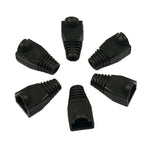 Copricavo per cavi di rete per RJ45, nero (100 pezzi in una confezione, il prezzo è per 100 pezzi), 100 Pcs Black, 100 Pcs Red, 100 Pcs Blue, 100 Pcs White, 100 Pcs Green, 100 Pcs Grey, 100 Pcs Yellow