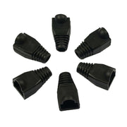 Copricavo per cavi di rete per RJ45, nero (100 pezzi in una confezione, il prezzo è per 100 pezzi), 100 Pcs Black, 100 Pcs Red, 100 Pcs Blue, 100 Pcs White, 100 Pcs Green, 100 Pcs Grey, 100 Pcs Yellow