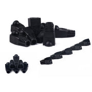 Copricavo per cavi di rete per RJ45, nero (100 pezzi in una confezione, il prezzo è per 100 pezzi), 100 Pcs Black, 100 Pcs Red, 100 Pcs Blue, 100 Pcs White, 100 Pcs Green, 100 Pcs Grey, 100 Pcs Yellow