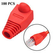 Copricavo per cavi di rete per RJ45, nero (100 pezzi in una confezione, il prezzo è per 100 pezzi), 100 Pcs Black, 100 Pcs Red, 100 Pcs Blue, 100 Pcs White, 100 Pcs Green, 100 Pcs Grey, 100 Pcs Yellow