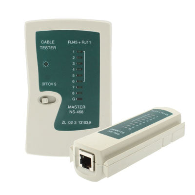 Tester per cavi di rete Rj45 Rj11 Rj12 Cat5 UTP Strumento di rete LAN, RJ45/RJ11 Green