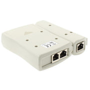 Tester per cavi di rete Rj45 Rj11 Rj12 Cat5 UTP Strumento di rete LAN, RJ45/RJ11 Green