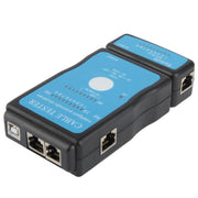 Tester per cavi di rete multifunzione per cavi USB, RJ45 e RJ11, RJ45/RJ11 Blue