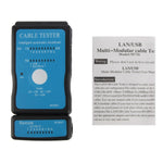 Tester per cavi di rete multifunzione per cavi USB, RJ45 e RJ11, RJ45/RJ11 Blue