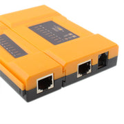 MINI RJ11 + RJ45 Tester per cavi di rete a doppio uso, RJ45/RJ11 Orange