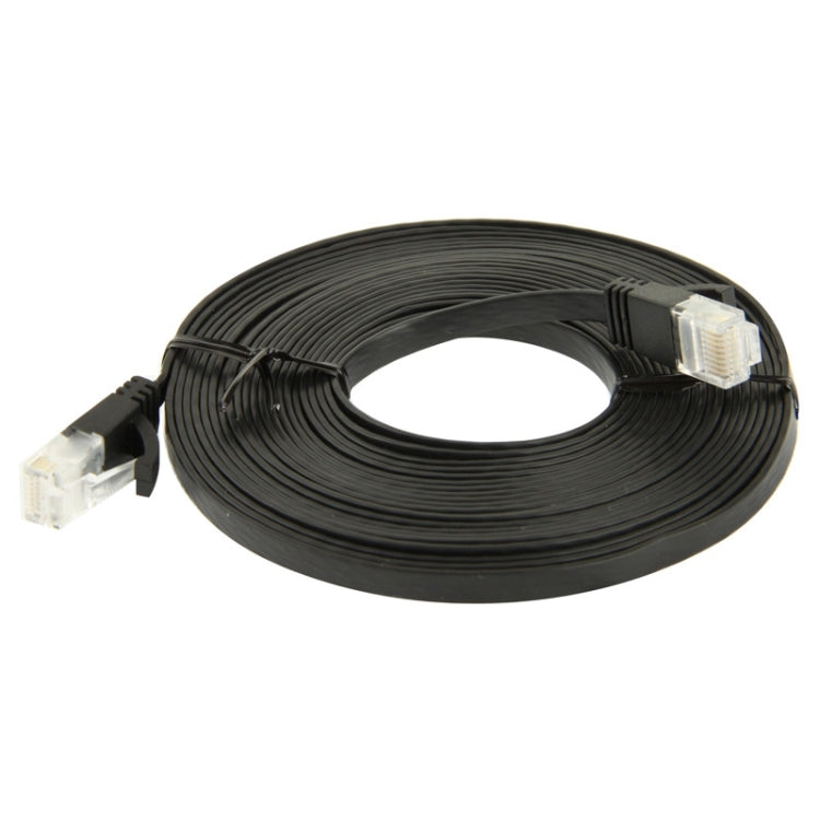 Cavo LAN di rete Ethernet piatto ultrasottile CAT6 da 5 m, 5m Black
