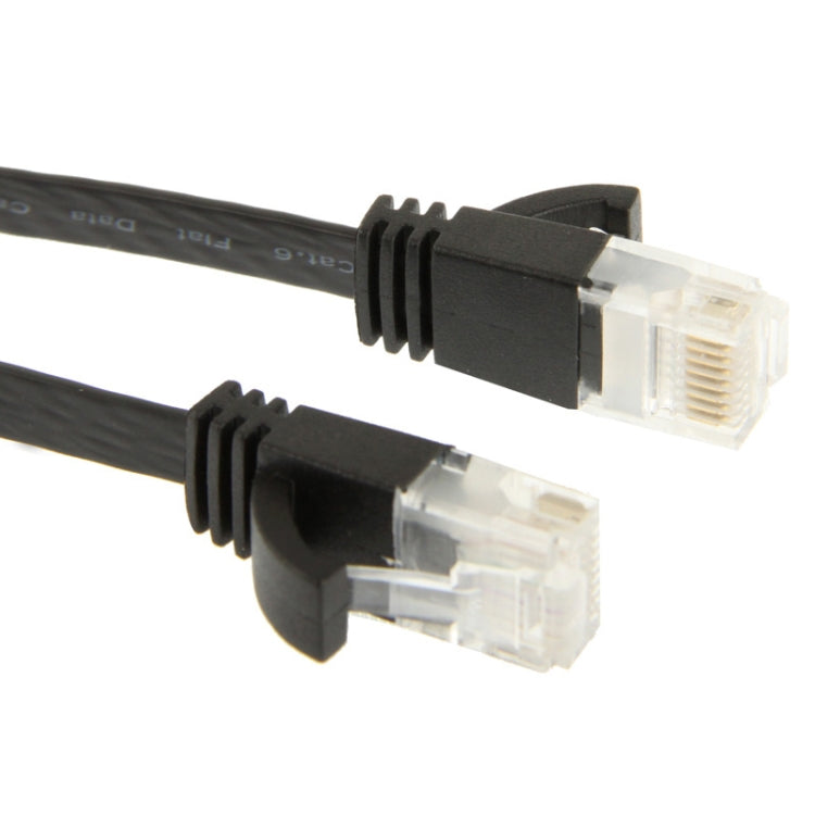 Cavo LAN di rete Ethernet piatto ultrasottile CAT6, 3m Black