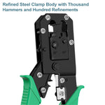 8P8C Gestire la pinza per piegare la rete, 8P8C/6P6C/4P4C/RJ11/RJ45/RJ12 Crimping Tool