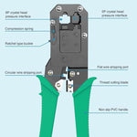 8P8C Gestire la pinza per piegare la rete, 8P8C/6P6C/4P4C/RJ11/RJ45/RJ12 Crimping Tool