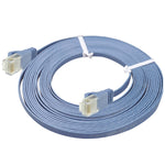 Cavo LAN di rete Ethernet piatto ultrasottile CAT6 da 50 m, 50m Blue