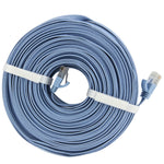 Cavo LAN di rete Ethernet piatto ultrasottile CAT6 da 50 m, 50m Blue
