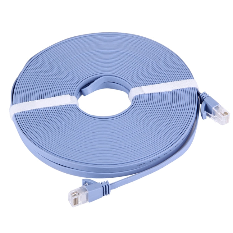 Cavo LAN di rete Ethernet piatto ultrasottile CAT6 da 20 m, 20m Blue