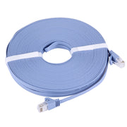 Cavo LAN di rete Ethernet piatto ultrasottile CAT6 da 20 m, 20m Blue