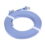 Cavo LAN di rete Ethernet piatto ultrasottile CAT6 da 15 m, 15m Blue