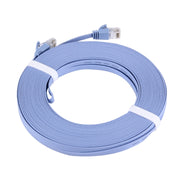 Cavo LAN di rete Ethernet piatto ultrasottile CAT6 da 15 m, 15m Blue