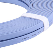 Cavo LAN di rete Ethernet piatto ultrasottile CAT6 da 15 m, 15m Blue