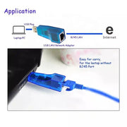 Adattatore di rete Ethernet 10/100M con scheda Lan USB 1.1 RJ45