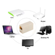 Connettore adattatore di estensione LAN per cambio di rete RJ45, RJ45 Female to Female