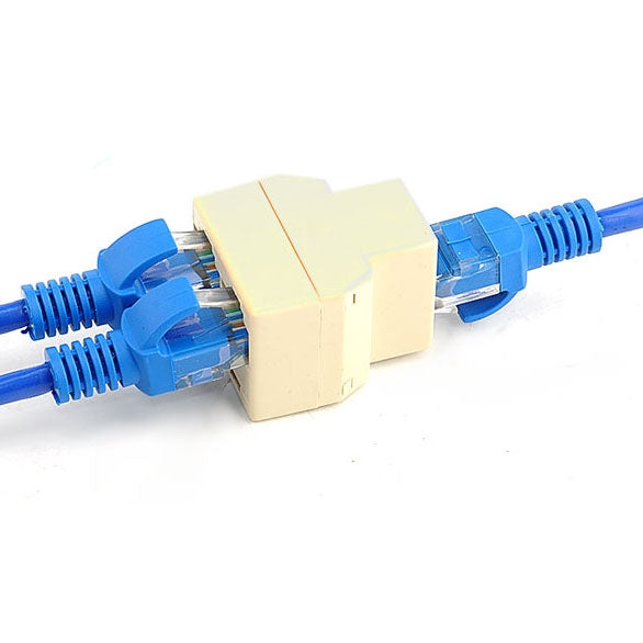 Splitter connettore Ethernet RJ45 1x2, RJ45 Female to 2 Female